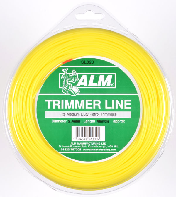 2.4mm x 43m - Yellow Trimmer Line - 1/4 kg Pack